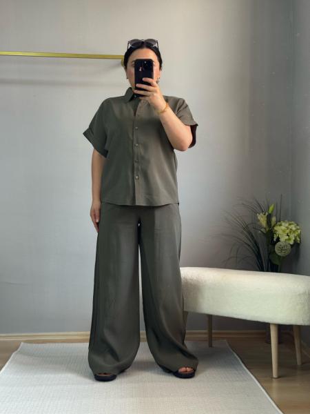 Modal tencel takım haki
